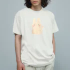 ハヤシ屋のうさぎつむり オーガニックコットンTシャツ