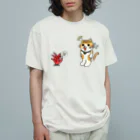 楽猫楽描しげ屋のカエンタケ Organic Cotton T-Shirt