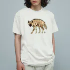 あおきさくらのシマハイエナ オーガニックコットンTシャツ