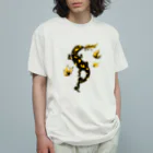 ajitaのファイヤーサラマンダー Organic Cotton T-Shirt