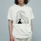 ねむ吉屋のみつめる横顔 Organic Cotton T-Shirt