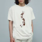 籠之屋雑貨のオネズトリオ　宙ぶらりん Organic Cotton T-Shirt