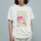 ミウラエツコの花鯛 オーガニックコットンTシャツ