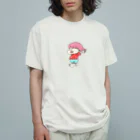 かまねりショップの走る子ちゃん オーガニックコットンTシャツ