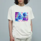 Atelier⌘trésor✴︎ﾄﾚｿﾞｱ✴︎の花開く〜魅力の開花〜 オーガニックコットンTシャツ