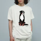 lilyamamのバーニーズマウンテンドッグ　lilyamam オーガニックコットンTシャツ