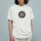REST IN RECORDSの瞑想マンダラ万華鏡 2 Organic Cotton T-Shirt