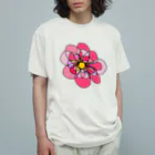 harunapenoの花Hana オーガニックコットンTシャツ