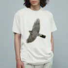 Coshi-Mild-Wildの🪶猛禽類　ツミ　🦅 だぞっ‼️ オーガニックコットンTシャツ