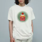 Ruby Candyのいちごのカップケーキ オーガニックコットンTシャツ