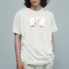 カレーコミュニケーションクラブのちゅうちゅう君 オーガニックコットンTシャツ