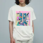 𝙈𝙊𝙈𝙊'𝙨 𝙎𝙝𝙤𝙥の90's anime & momo #03 Organic Cotton T-Shirt