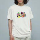 リラックス金魚のわたしのあたまのなかのうみ2 オーガニックコットンTシャツ