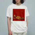  Lyricolor8の涅槃像ちゃん オーガニックコットンTシャツ