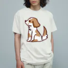 キャバリアわんこのキャバリアわんこ(ブレンハイム) Organic Cotton T-Shirt