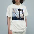 リューカデンドロンの鉄橋 オーガニックコットンTシャツ