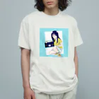 ごま幾三のお店のラジカセの少女Ｂ Organic Cotton T-Shirt