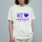 COSMOSIDEAのWE LOVE UNIVERSE  Organic Cotton T-Shirt