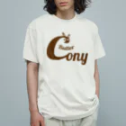 ButterConyのButter Conyロゴ オーガニックコットンTシャツ