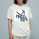 MarchanMerchantの武士 オーガニックコットンTシャツ