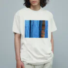 ペー魚マンターの藍 Organic Cotton T-Shirt