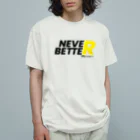 RGB &COのNEVER BETTER BK オーガニックコットンTシャツ