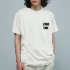 Military Casual LittleJoke の200 OK HTTPステータスコード Organic Cotton T-Shirt