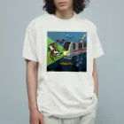 日高げのむの深海鉄道 オーガニックコットンTシャツ