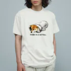 犬グッズの店しえるぶるーのミトンに入った柴犬 Organic Cotton T-Shirt