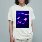 十人十色ちゃんのくらげまる Organic Cotton T-Shirt