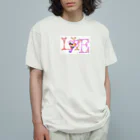 面白Tシャツ専門店の〰️loveを添えて〰️ オーガニックコットンTシャツ