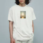 おいりのひので文鳥 オーガニックコットンTシャツ