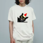 SHOP ベアたんの黒猫のやまとくん Organic Cotton T-Shirt