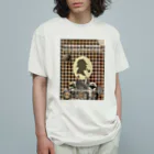 海賊猫 cocoの『シャーロック・ホームズ "My name is Sherlock Holmes." 』書籍風 Organic Cotton T-Shirt