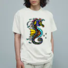 heymar のたつのおとしご Organic Cotton T-Shirt