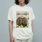 PANORAMAWORLDのうさぎの親子 オーガニックコットンTシャツ