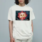 水彩屋の月を抱く太陽 Organic Cotton T-Shirt