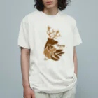 kocoon（コクーン）の強い意志のトナカイ Organic Cotton T-Shirt