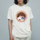 雛乃の文鳥グッズ屋さんの文鳥一家のどこでも壷巣！住み着くシリーズ Organic Cotton T-Shirt