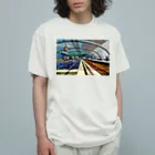 GALLERY misutawoのドイツ ベルリン中央駅のホーム Organic Cotton T-Shirt