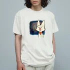 こっくり商店のスペースフォックス Organic Cotton T-Shirt