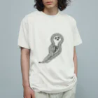 AR+の無題"黒" Organic Cotton T-Shirt