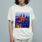 GALLERY misutawoのチェコ プラハの朝 オーガニックコットンTシャツ