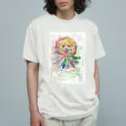 futaba_npoのたこ輝く オーガニックコットンTシャツ