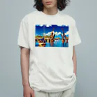 GALLERY misutawoのドイツ グライフスヴァルトの跳ね橋 Organic Cotton T-Shirt