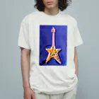 Rock★Star Guitar School 公式Goodsのアンディ・星ギター・ウォーホール オーガニックコットンTシャツ