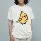 Cody the LovebirdのChubby Bird オカメインコ オーガニックコットンTシャツ