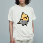 Cody the LovebirdのChubby Bird　オカメインコ オーガニックコットンTシャツ