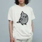 Cody the LovebirdのChubby Bird オカメインコ オーガニックコットンTシャツ