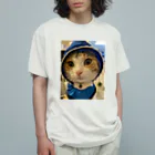 monekosideの保護猫まくらちゃんコス！ Organic Cotton T-Shirt